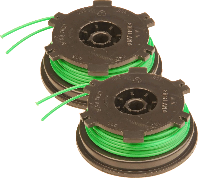 2 x Spool & Line for Qualcast grass trimmers
