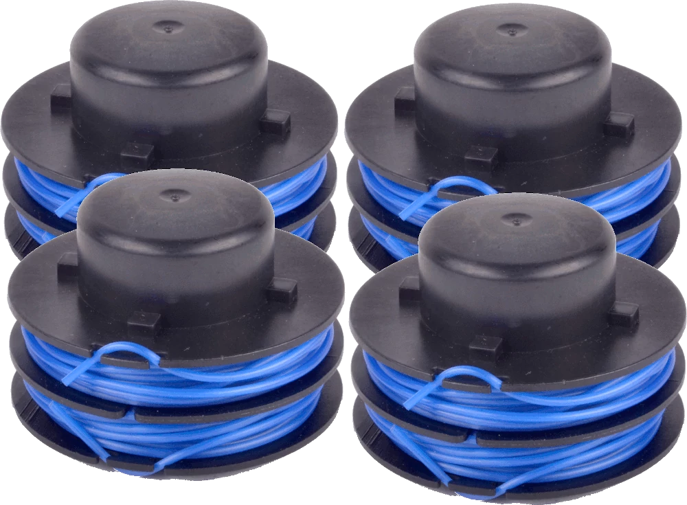 4 x Spool & Line for Powerbase grass trimmers