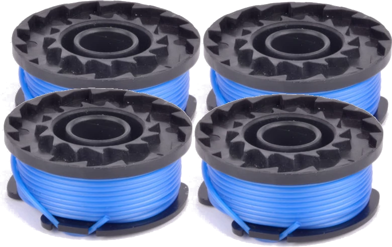 4 x Spool & Line for Qualcast grass trimmers