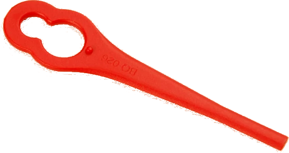 Plastic Bladen (Rood) for Bosch & andere grastrimmers - 20 Pack