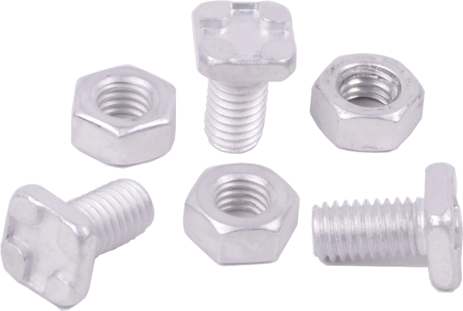 Greenhouse Aluminium Square Head Nuts & Bolts M6 X 22Mm