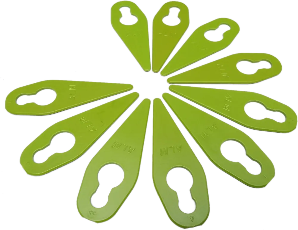 Plastic lawnmower / trimmer blades