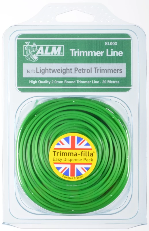 21753 - ALM 2mm x 20m - Green Trimmer Li