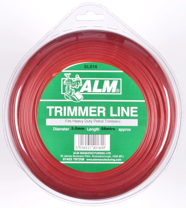 3mm x 55m - Red Trimmer Line - 1/2 kg Pack