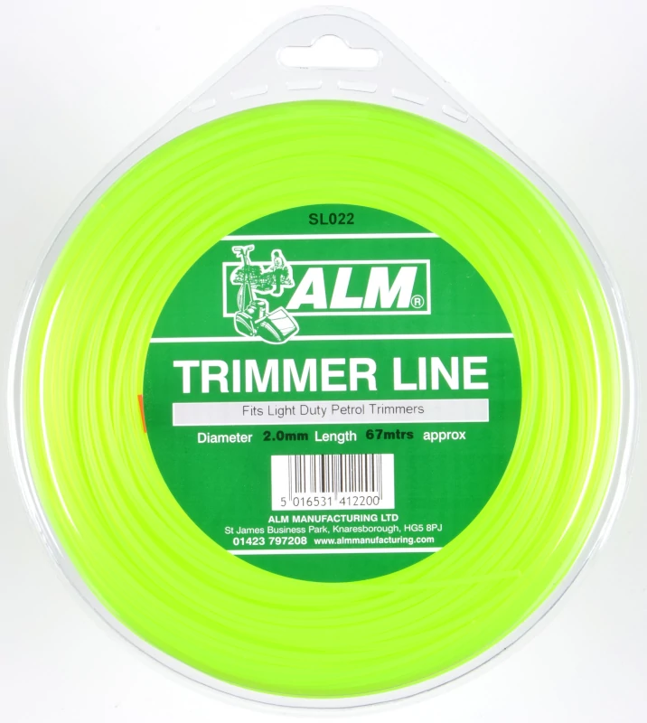 21789 - ALM 2mm x 65m - Green Trimmer Li