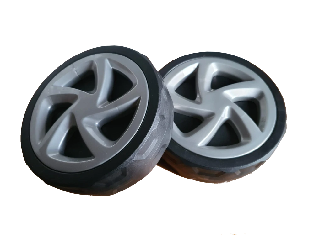 Pair of Lawnmower Front Wheels for some Qualcast Mowers