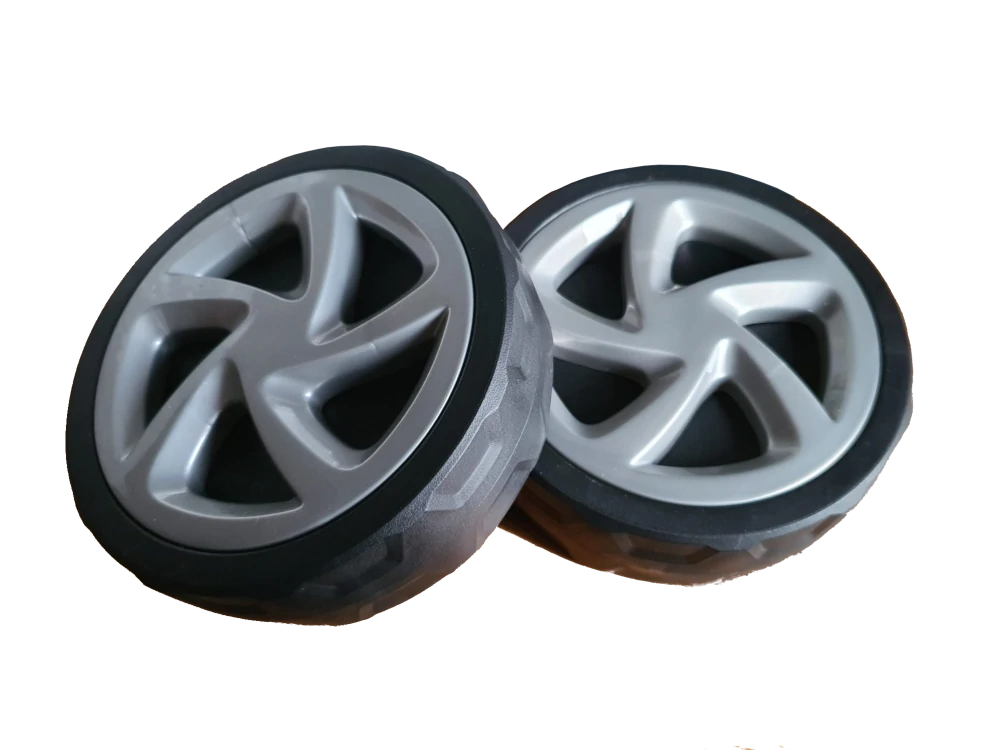 Pair of Front Wheels for Qualcast Lawnmowers