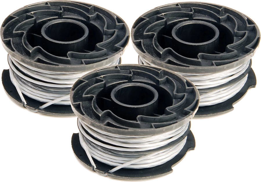 3 x Spool & Line for Black & Decker Trimmers