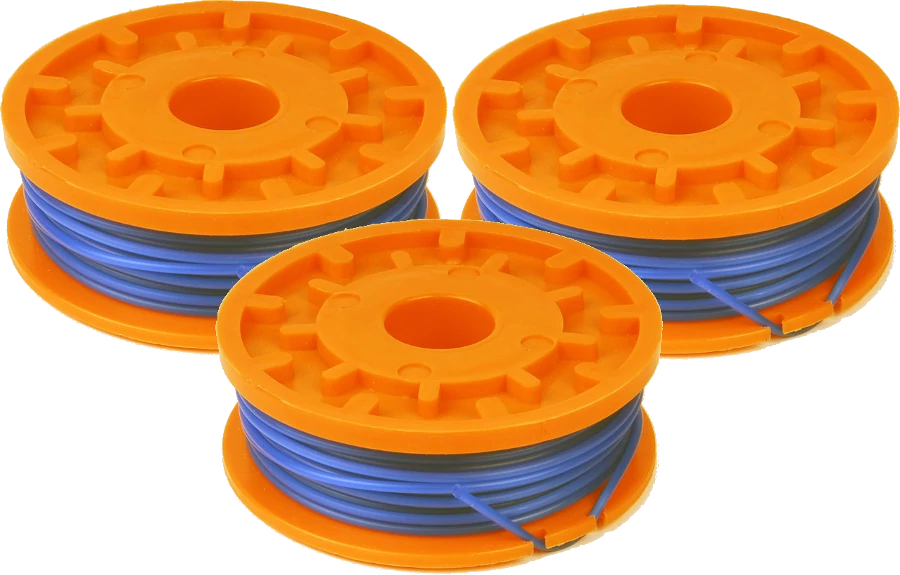 3 x Spool & Line for Flymo Minitrim, Multitrim & other trimmers