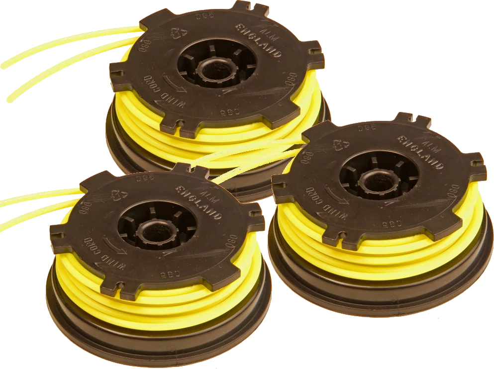 3 x Spool & Line for Qualcast grass trimmers