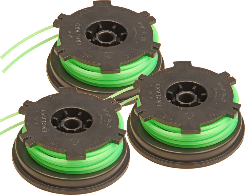 3 x Spool & Line for Obi grass trimmers