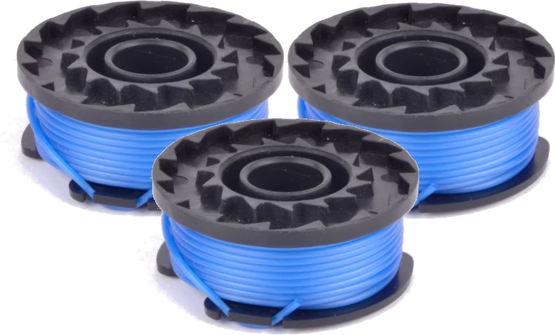 3 x Spool & Line for Yardworks grass trimmers