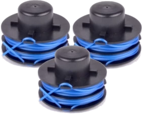 3 X Trimmer spools & Line for Qualcast Grass Trimmers