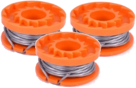 3 x Spool and Line for Qualcast, Worx, Big Bear trimmers