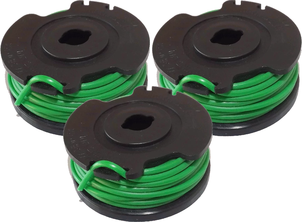 3 x Spool & Line for Toro 51481 & 51481T PowerPlex