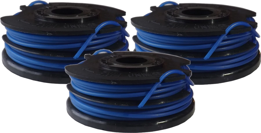 3 x Spool & Line for Qualcast grass trimmers