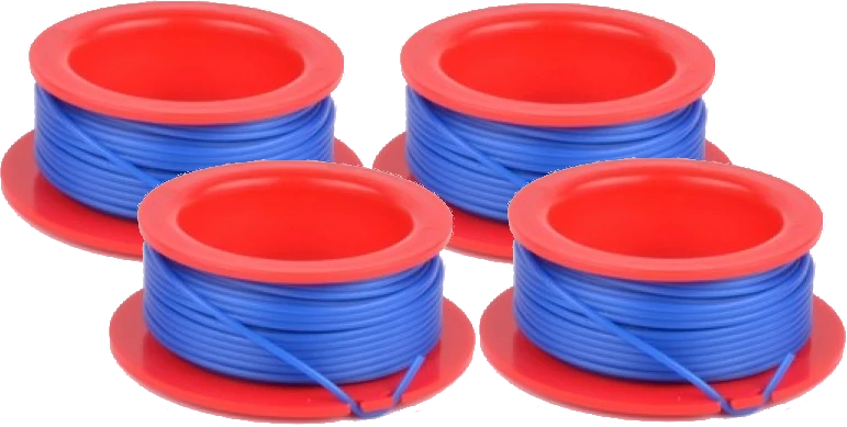 4 x Spool & Line for Flymo grass trimmers