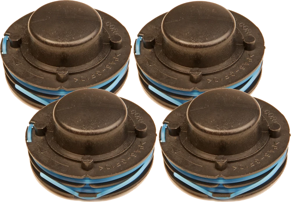 4 x Spool and Line for Spear & Jackson grass trimmers
