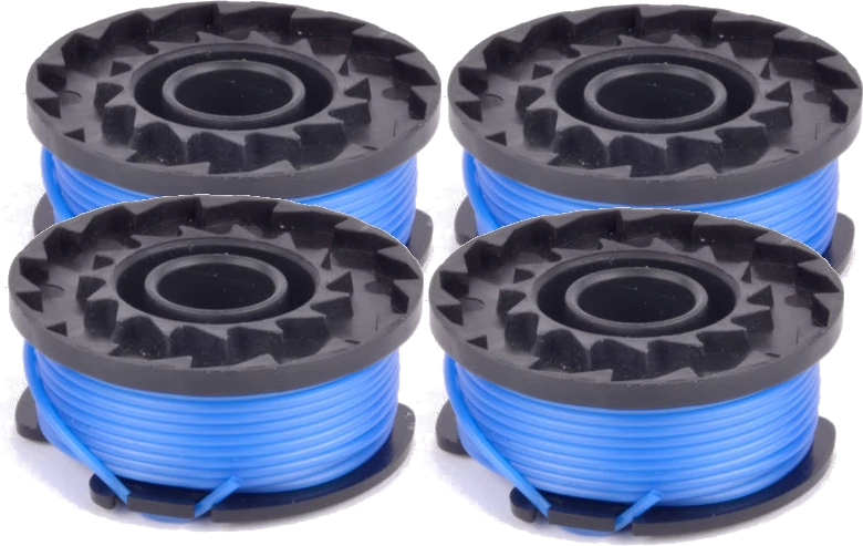 4 x Spool & Line for Yardworks grass trimmers