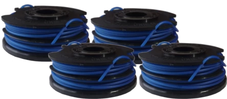 4 X Spool & Line for Qualcast grass trimmers