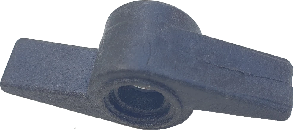 Handle finger nut assembly