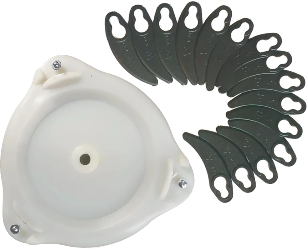 Mounting disk & blades combo