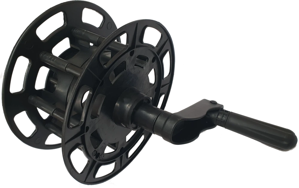 Pressure washer hose reel assembly